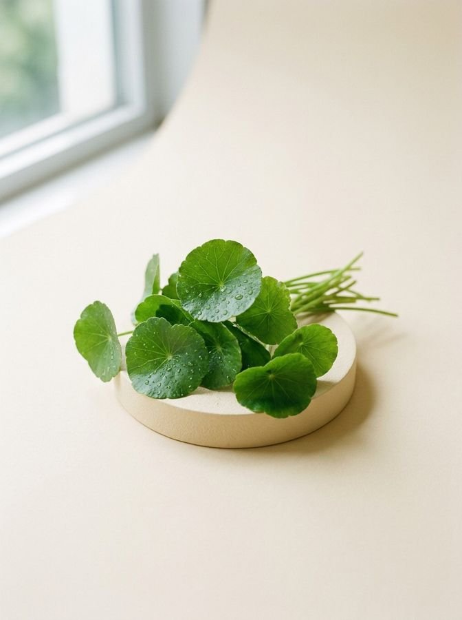 Fresh centella leaves